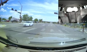 Brand New Tire Flies Off and Crashes Into Car
