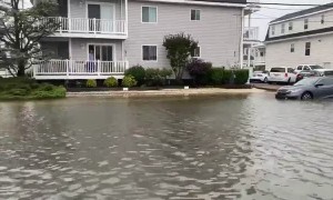 Tropical Storm Fay causes massive flooding in Avalon, New Jersey