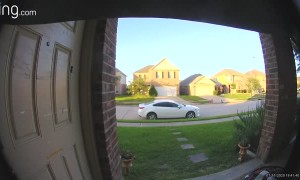 Driver Speeds Away After Hitting a Girl on Bicycle