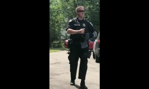 Patrol responds to report of a baby deer trapped in well