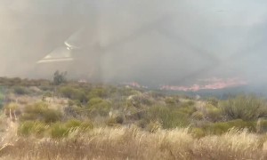 Close Encounter with a Sweeping Brush Fire