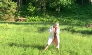 Running on Floating Grass in Lithuania