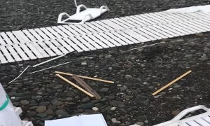 Tornado Lifts and Scatters Beachside Furniture