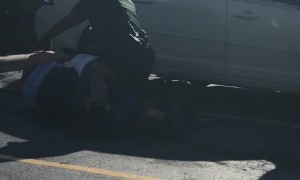 Man Tries to Cartwheel out of Police Custody