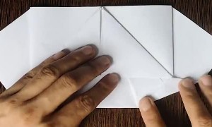 Paper Airplane Flaps its Wings Like a Bird