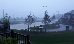 Lightning Strikes Transformer in Ontario