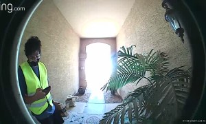 Delivery Driver Wipes Boogers onto a Package