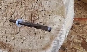 Pinning a Half Inch Washer with a Throwing Spike