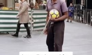 Lone street performer deserves some love for his amazing skills