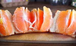 Learn the fastest way to peel an orange