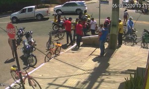 Woman Swallowed by Manhole After Motorcycle Crash Rescued