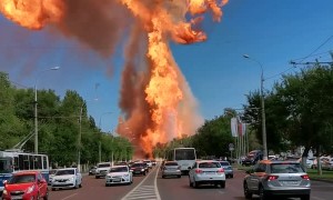 Explosion at Volgograd Gas Station