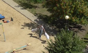 Father Comes Up with Creative Fun for Kids