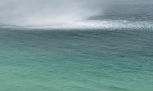 Impressive Tornado Forms Off the Coast
