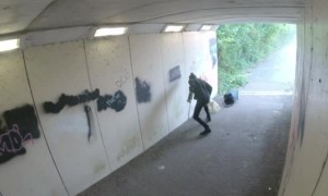 Storm Francis Nearly Blows Away Poor Old Man