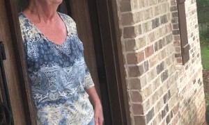 Woman Receives Strange Proposal at Front Door
