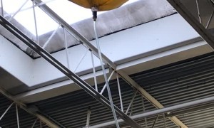 Mall Directs Leaking Roof to Water Plant