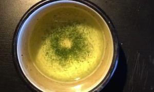 Spinning Tea Grounds Creates Visual Phenomenon