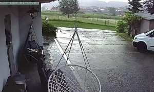 Fierce Thunderstorm Uproots Trees and Damages Houses