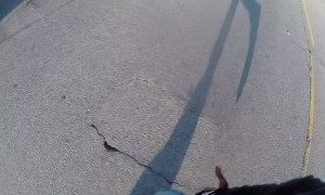 Motorcycle Wheelie Gone Wrong