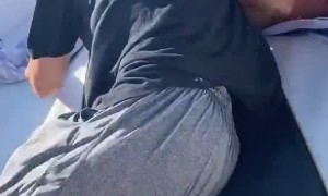 Dude Lifts Off on Fast Boat