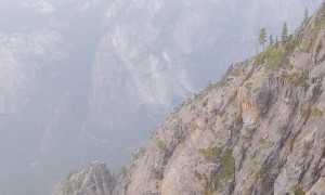 Man Leaps from Longest Rope Swing in Yosemite