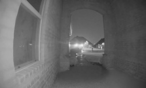 Doorbell Captures House Struck by Lightning