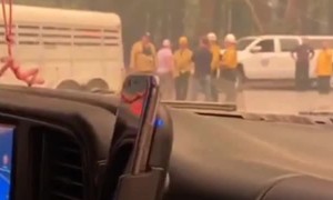 Couple Brave Oregon Wildfires to Offer Help