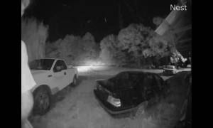 Car Swerves and Hits House at High Speeds