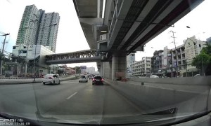 Close Call with Falling Cement Plate