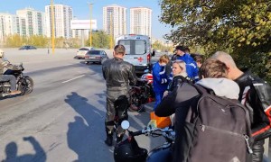 Motorcycle Accident at the Closing of the Season