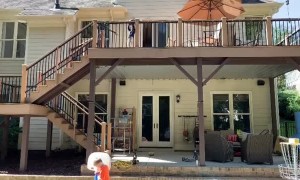 Football Basket from Balcony