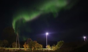 Stunning aurora activity captured on camera in Sortland, Norway