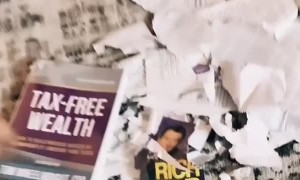 Sneaky Dog Gets Caught after Tearing Up Pile of Books