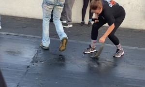 Dude Stuck on Track Needs A Little Help