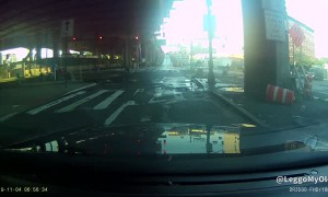 Roadside Scuffle Captured on Dashcam