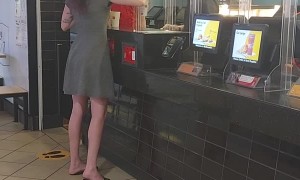 Fast Food Customer Launches Drink at Employee
