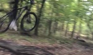Mountain Biker Sends it a Bit Too Hard