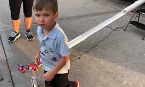 Hands Free Halloween Candy Dispenser