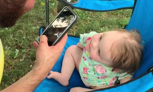 Adorable Photoshoot Between Toddler and Father