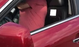 Train Horn Startles Woman