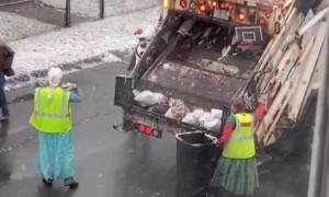 Cartoon Characters Show up at Perfect Time