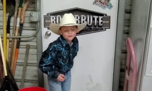 8 Year Old Gives Detailed Walk Around of His Mini Truck