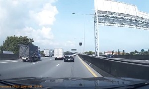 Chair on Highway Causes Crash