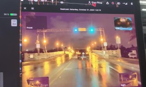 Tesla Technology Saves Man in Road