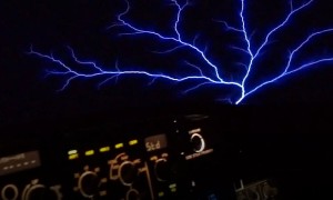 Pilot captures rare weather phenomenon mid-flight