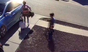 Toddler Taken Out by Car Door