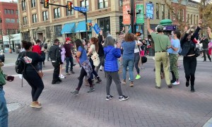 Boulder Has Streetside Celebration of Election Outcome