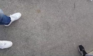 Students Have a Slippery Monday Morning