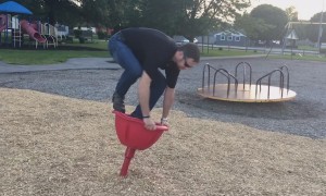 Adults On The Playground